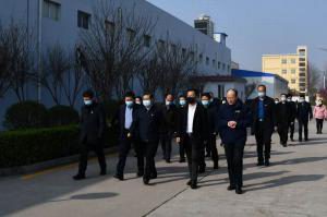 河南省副省长武国定到洛阳开云官方在线入口调研指导工作